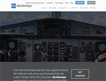 Tablet Screenshot of mysalesapp.com